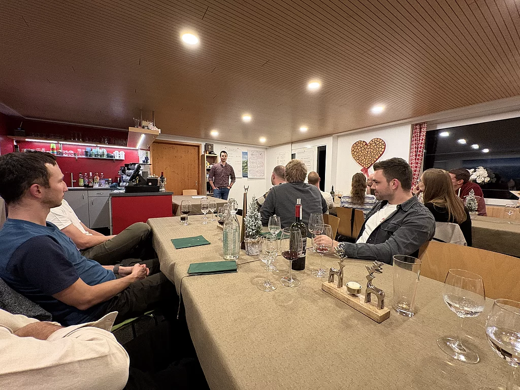 Weihnachtsessen und StartUP
